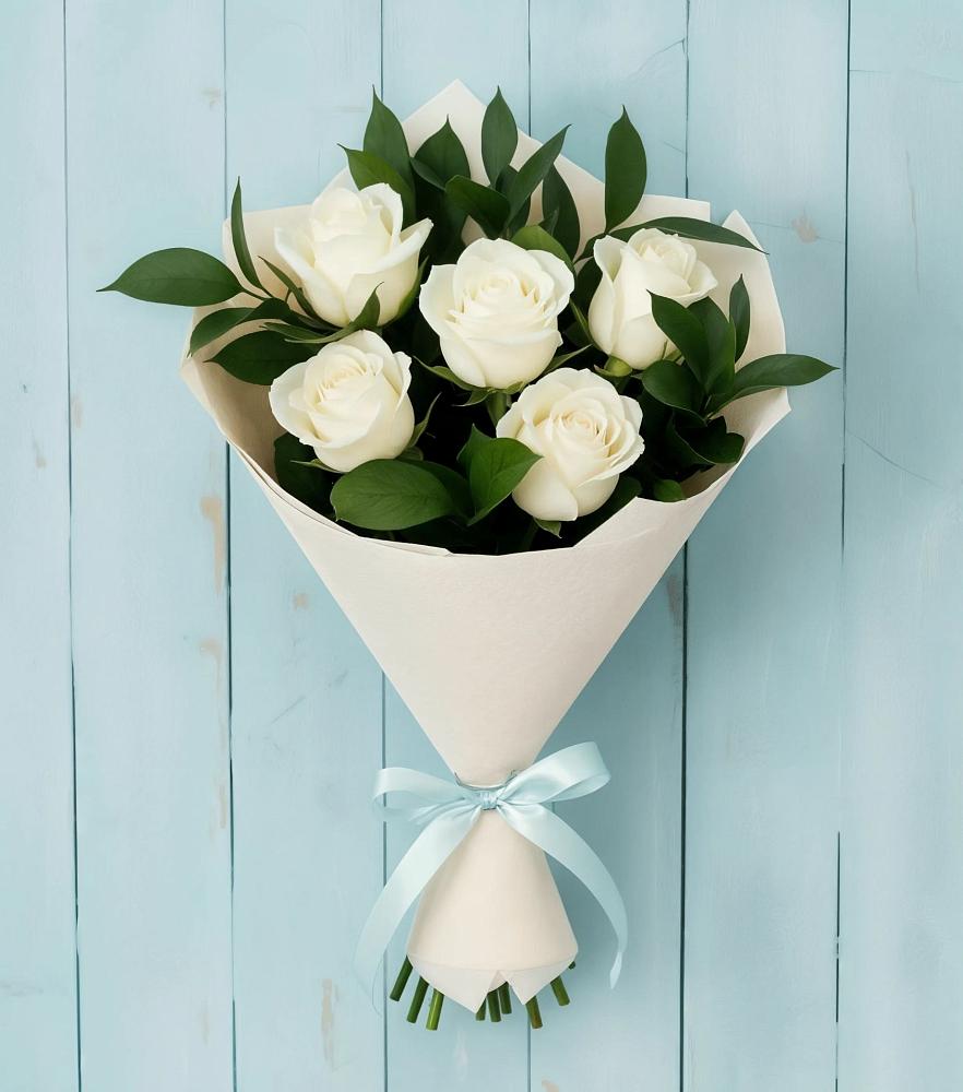 Букет цветов из: Розы в Макарово