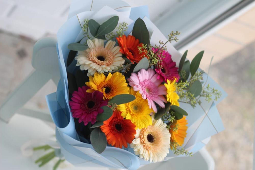 Букет цветов из: Герберы в Макарово