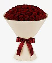 Букет 101 Бордовая роза Блэк Бакарра в Макарово