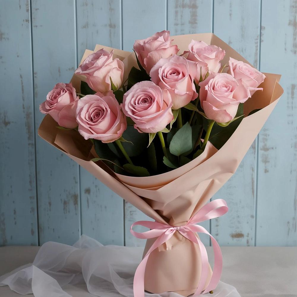 Букет цветов из: Розы в Макарово