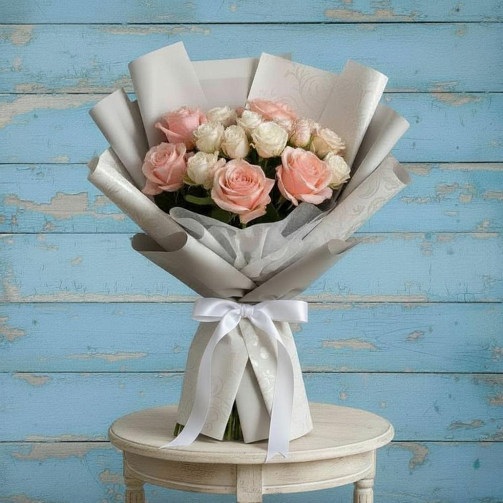 Букет цветов из: Розы в Макарово