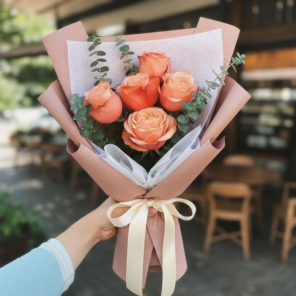 Букет цветов из: Розы в Макарово