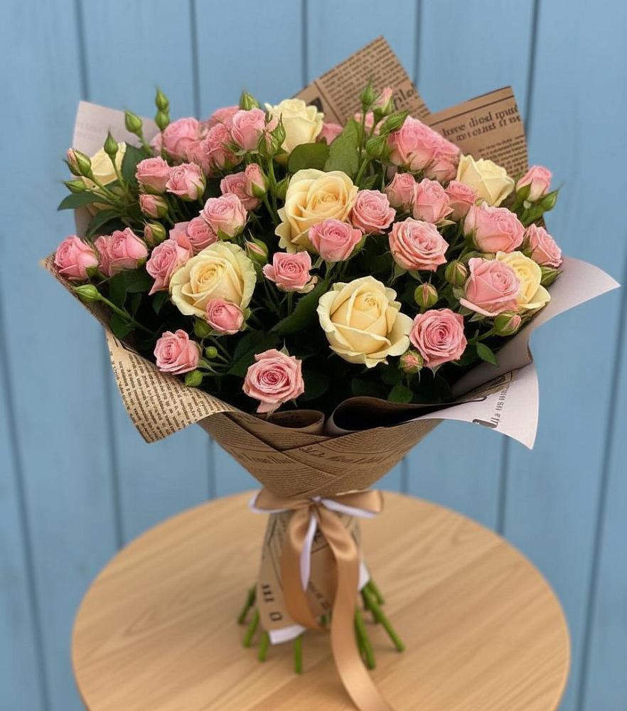 Букет цветов из: Розы в Макарово