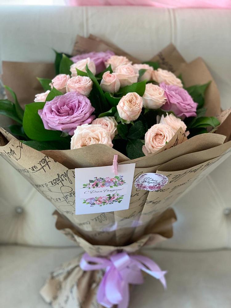 Букет цветов из: Розы в Макарово