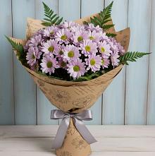 Букет цветов из:  Хризантемы #REPLACE_PRED# Макарово