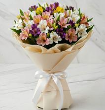 Букет цветов из:  Альстромерии в Макарово