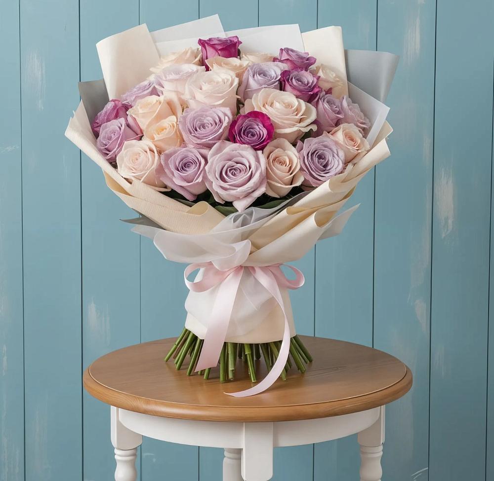 Букет цветов из: Розы в Макарово