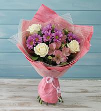 Букет цветов из:  Герберы в Макарово