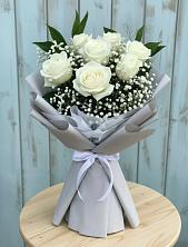 Букет цветов из:  Розы в Макарово