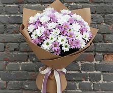 Букет цветов из:  Хризантемы #REPLACE_PRED# Макарово