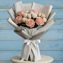Букет цветов из:  Розы #REPLACE_PRED# Макарово