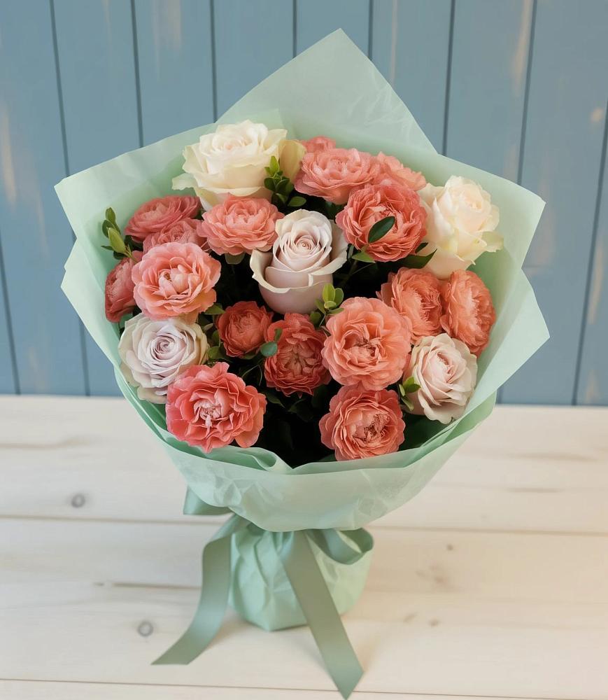 Букет цветов из: Розы в Макарово