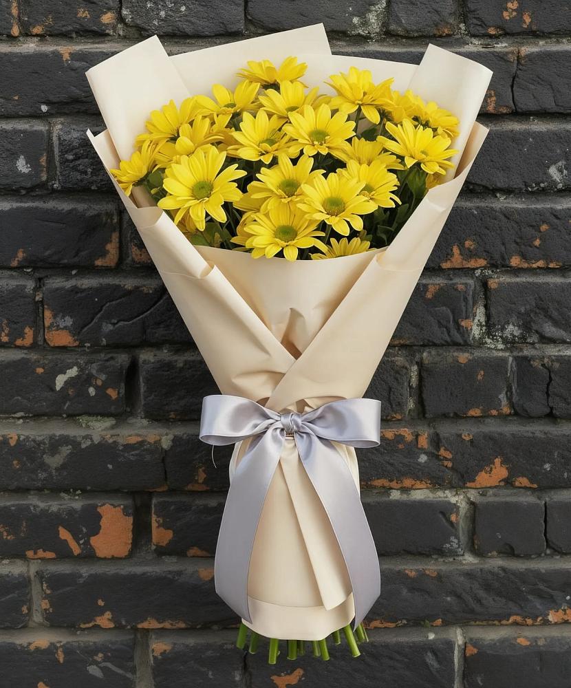 Букет цветов из: Хризантемы в Макарово