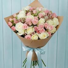 Букет цветов из:  Розы в Макарово