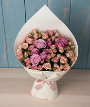 Букет цветов из:  Розы в Макарово