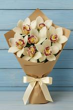 Букет цветов из:  Орхидеи и Розы в Макарово
